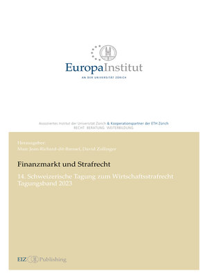 cover image of Finanzmarkt und Strafrecht